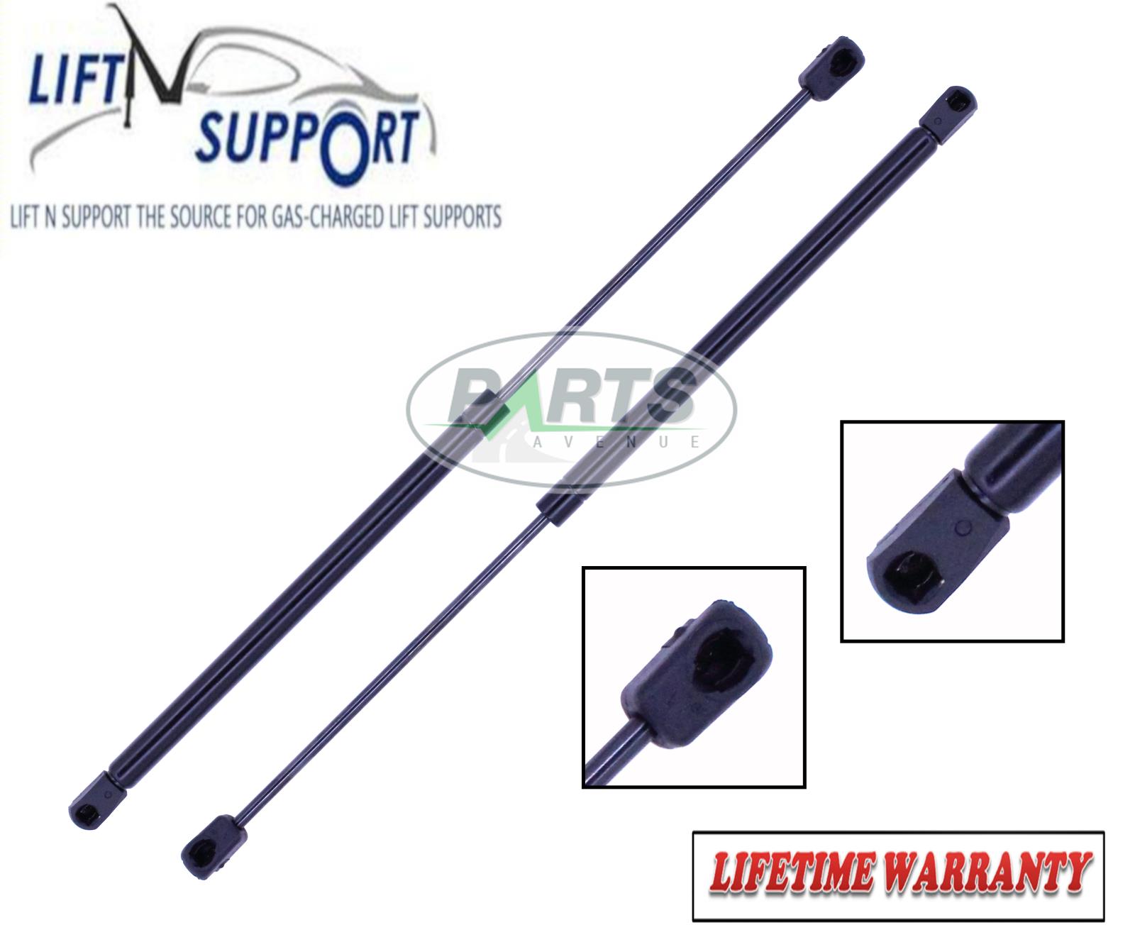 2 REAR WINDOW GLASS LIFT SUPPORTS SHOCKS STRUTS ARMS PROPS RODS DAMPER