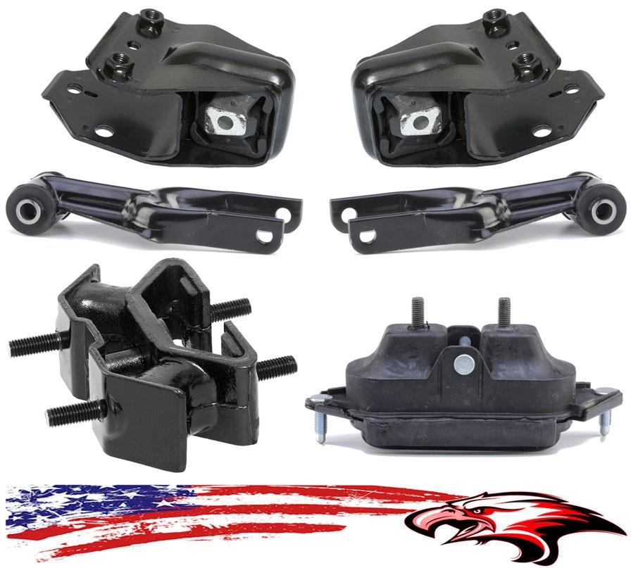 Engine and Transmission Mounts 6pc Kit for Chevrolet Impala 3.5L 2006