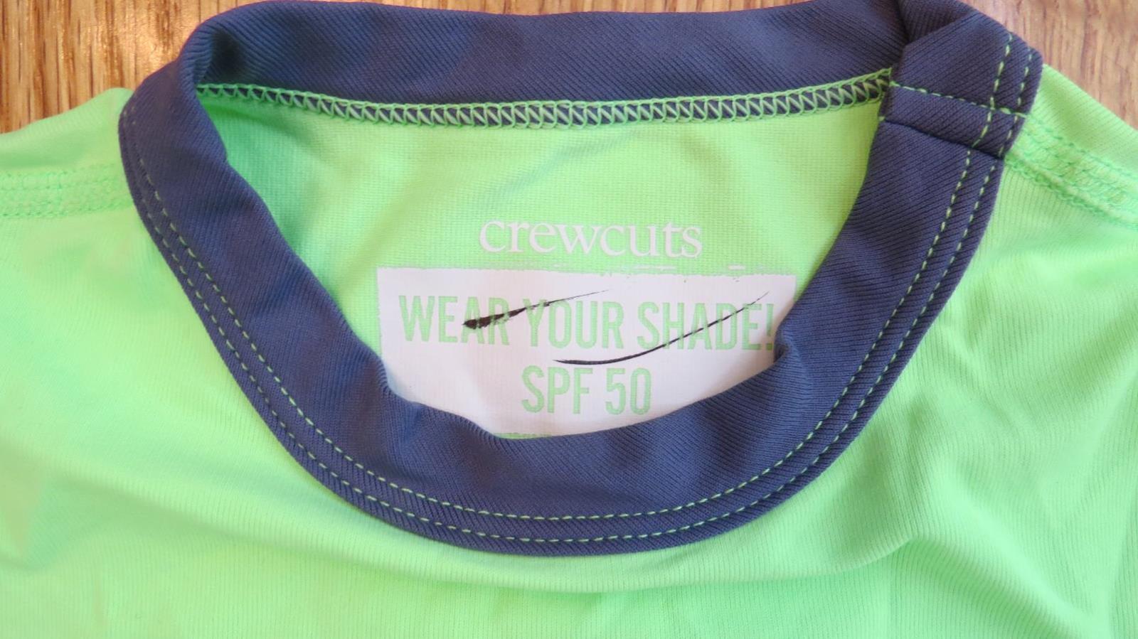 Download JCrew Crewcuts Boy Short Sleeve Rash Guard Swim Shirt UPF ...