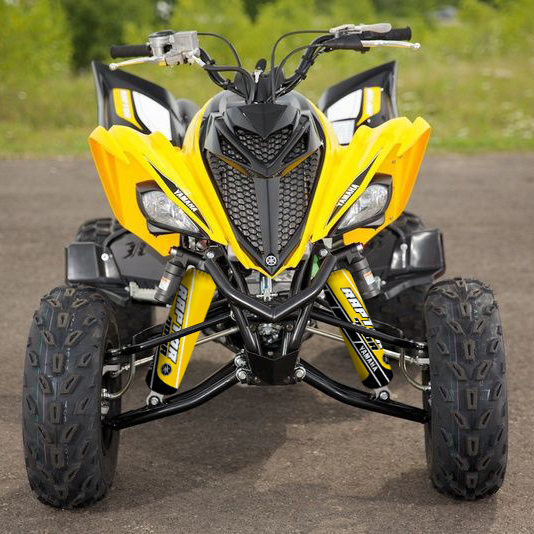 Yellow /& Grey Shock Covers Yamaha Raptor YFM 700 R *Special Edition* Set of 3