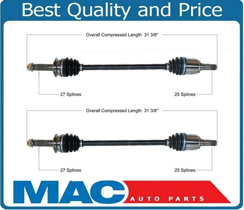 Rear Left & Right CV Axles fits For 1417 Subaru Forester 2.5L Auto