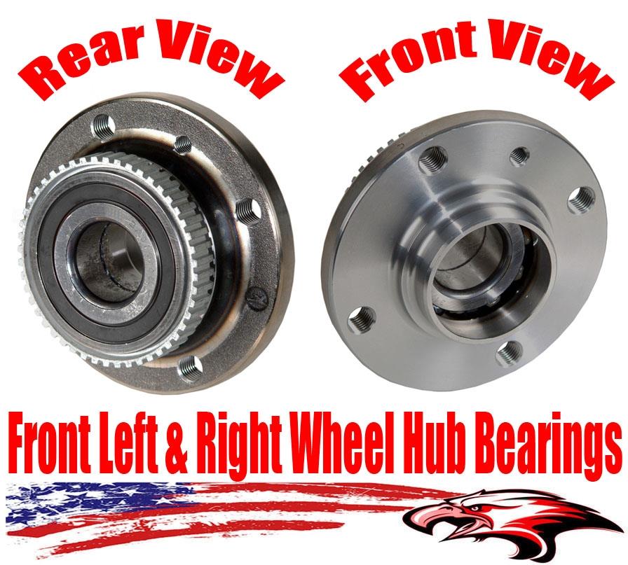 Front Left & Right Wheel Hub Bearings for BMW E30 318 325 318is 325i