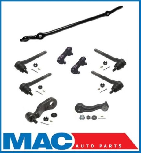 Steering Tie Rod Ends Drag Link Pitman Idler Arm Kit  