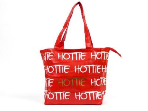 Robin Ruth Pink Goddess OR Red Hottie Purse Vinyl Tote Shoulder Bag 