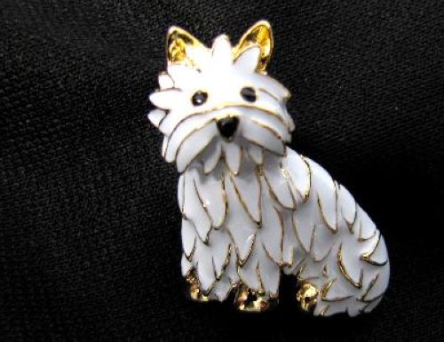 Carucci Dog Puppy Pin Lapel Dachshund Jack Russel or Westie Highland 