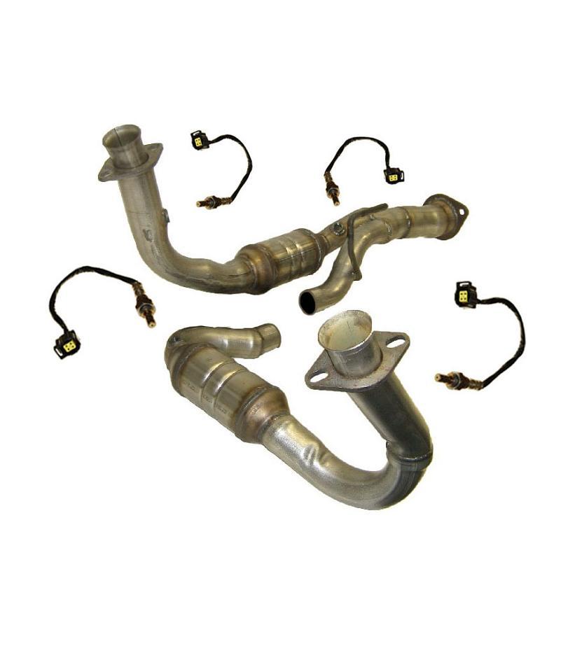 Front Y Pipe Catalytic Converter & O2 Sensors for Jeep Grand Cherokee 3.7L 05-10 | eBay 2008 Jeep Grand Cherokee Laredo Catalytic Converter