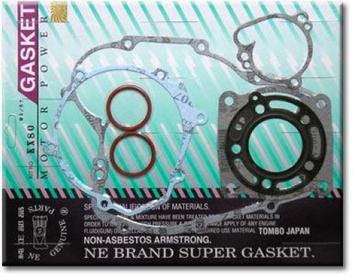 KAWASAKI KX 80 Complete Gasket Kit Set KX80 (1991 1997)  