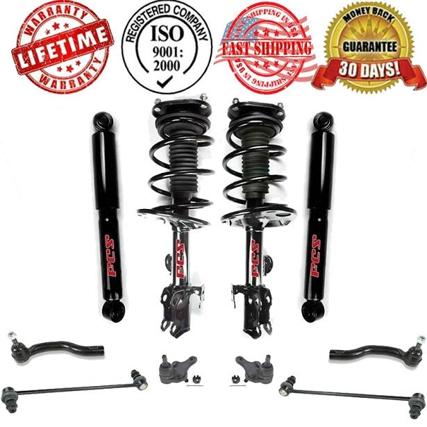 2001 For Toyota RAV4 Front Complete Struts Assembly x 2 Note: AWD