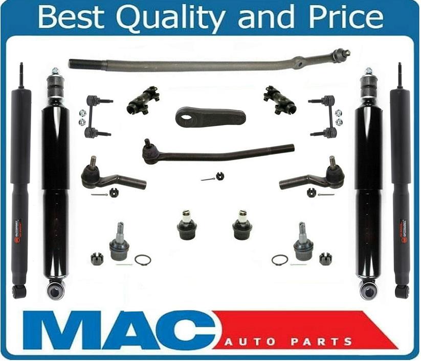 drag link tie rod b joints shocks pitman arm links for e150 e250 e350 08 14 ebay ebay