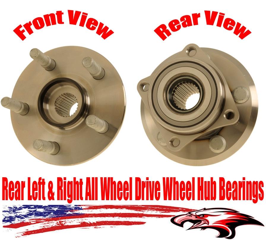 New L & R Rear All Wheel Drive Wheel Hub Bearings Vibe & for Toyota