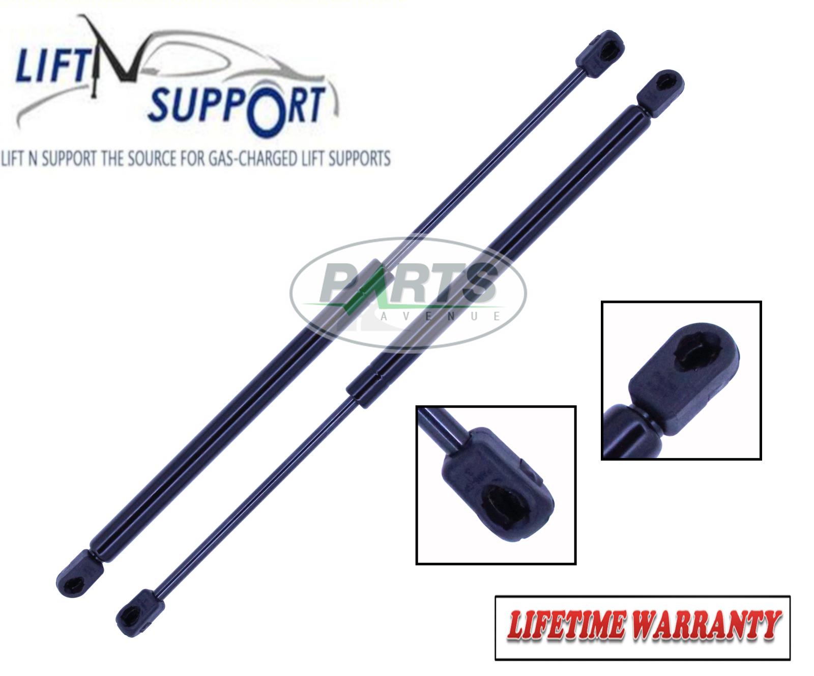 2 REAR WINDOW GLASS LIFT SUPPORTS SHOCKS STRUTS ARMS PROPS RODS DAMPER