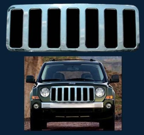 07 10 Jeep Patriot Limited & Sport Models ABS Chrome Grille Insert 