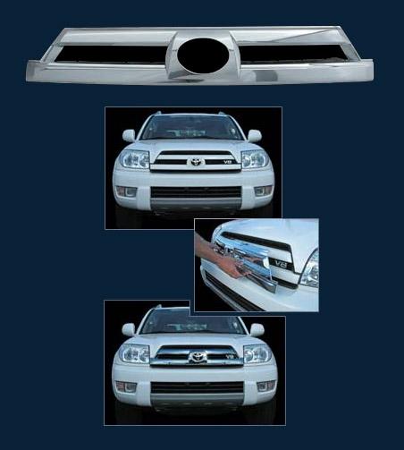 04 06 Toyota 4Runner Chrome Grille Insert Overlay New  