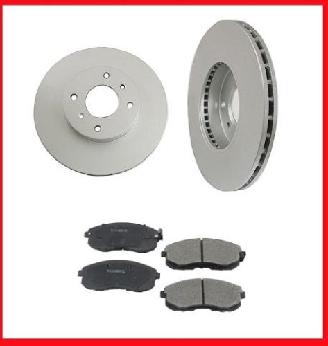 Inf G20 Altima Sentra (2) Front Brake Rotors & Pads  